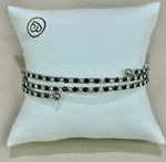 Bracciale donna aspirale 1AR con cristalli colorati e ottone 418514