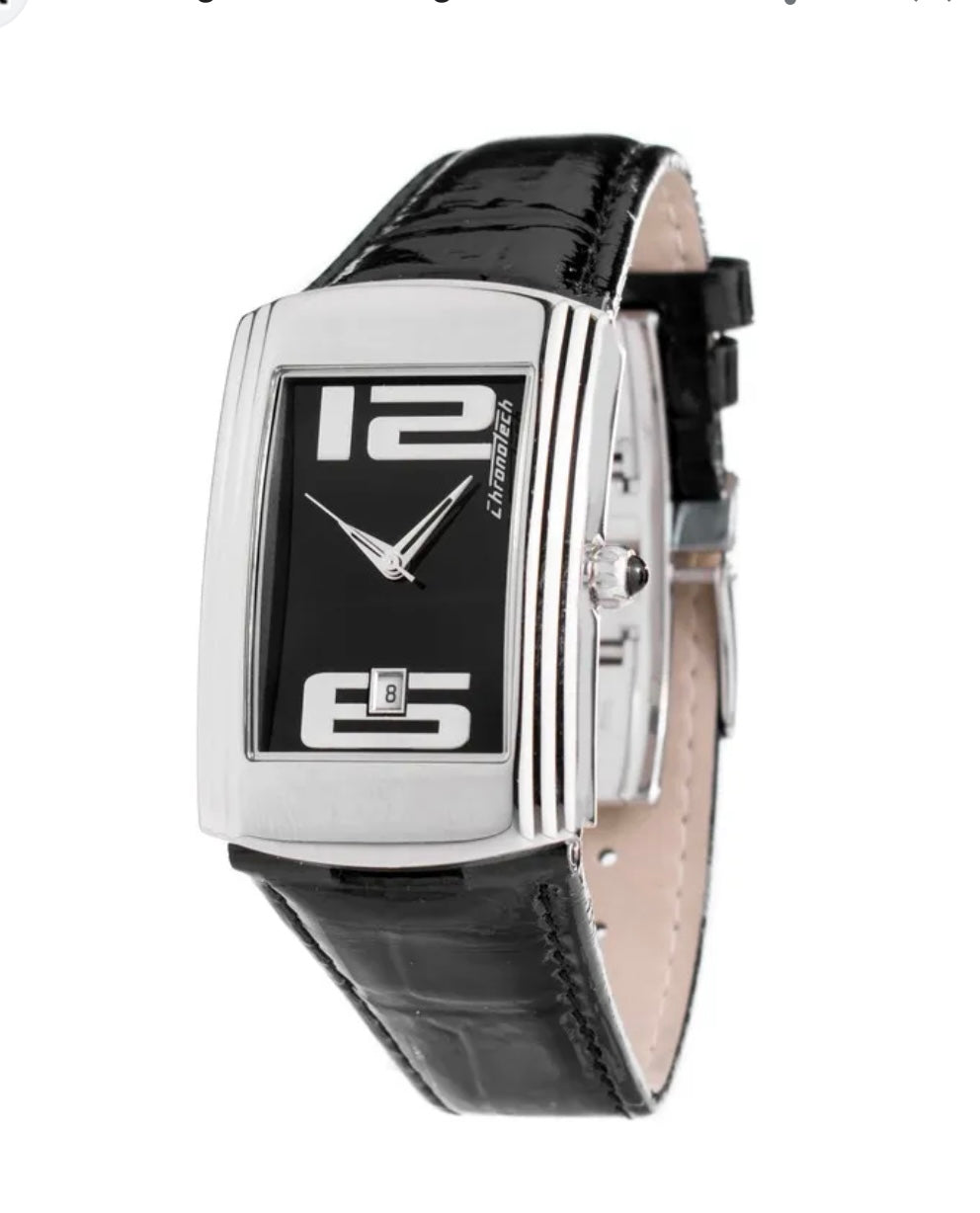 Orologio Chronotech uomo cassa in acciaio forma rettangolare - CT.7017M/04