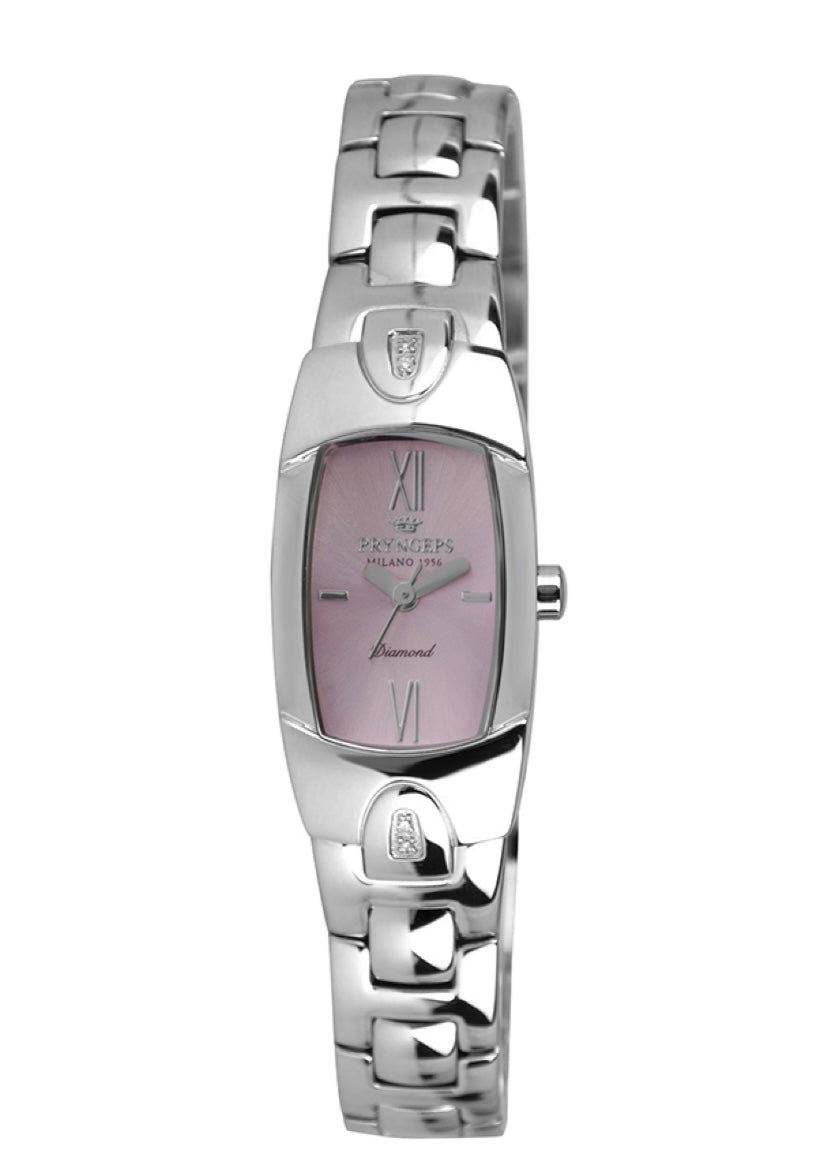 Orologio Pryngeps donna collezione Diamond quadrante rosa -A404/2
