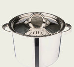 Pentola cuoci e scola in acciaio inox cm.22