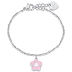 BRACCIALE IN ACCIAIO CON FIORE