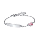 BRACCIALE IN ACCIAIO CON FARFALLA