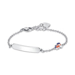 BRACCIALE IN ACCIAIO CON TRENO