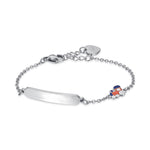 BRACCIALE IN ACCIAIO CON TRENO