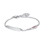 BRACCIALE IN ACCIAIO CON MACCHINA