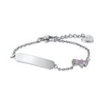 BRACCIALE IN ACCIAIO CON UNICORNO