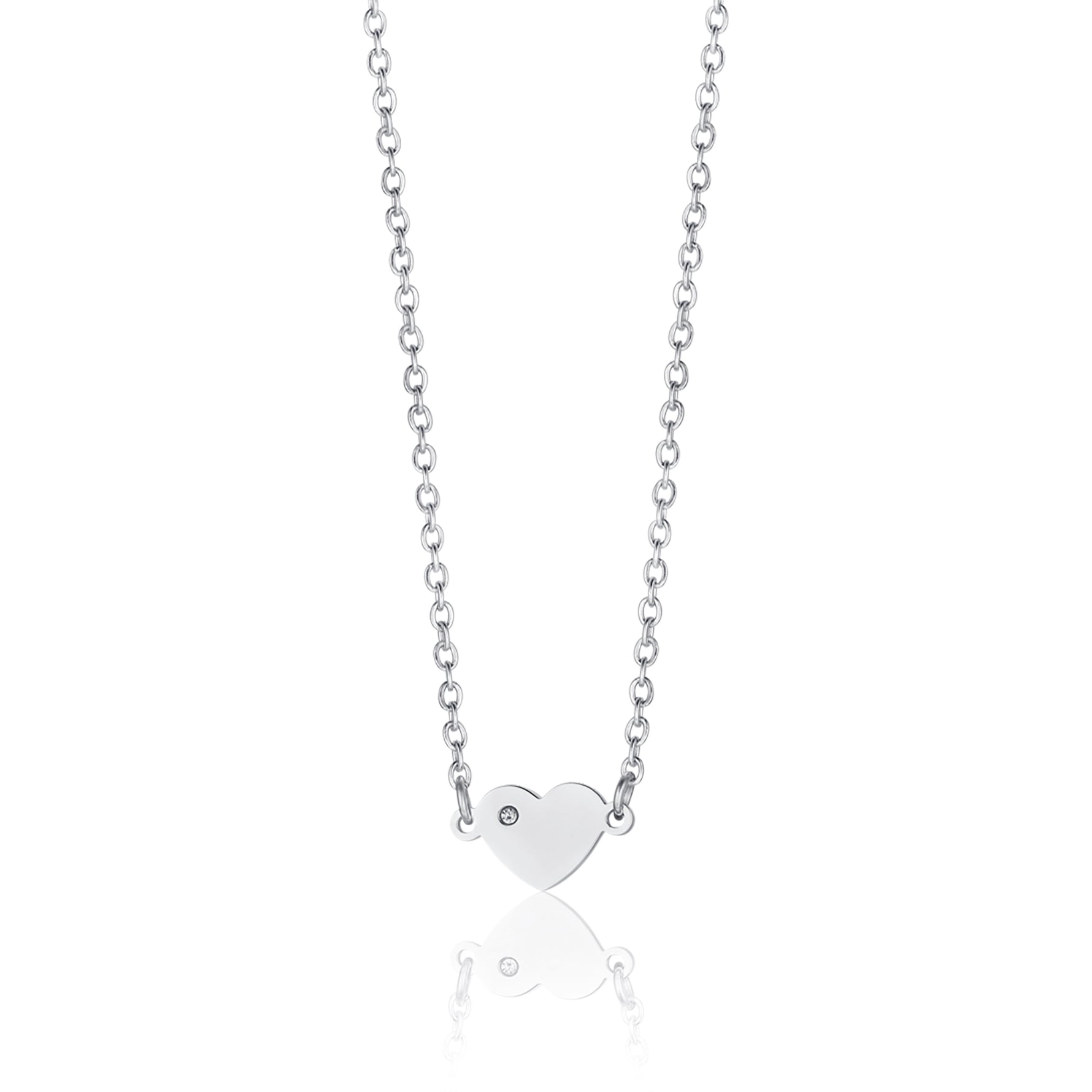 COLLANA IN ACCIAIO CON CUORE
