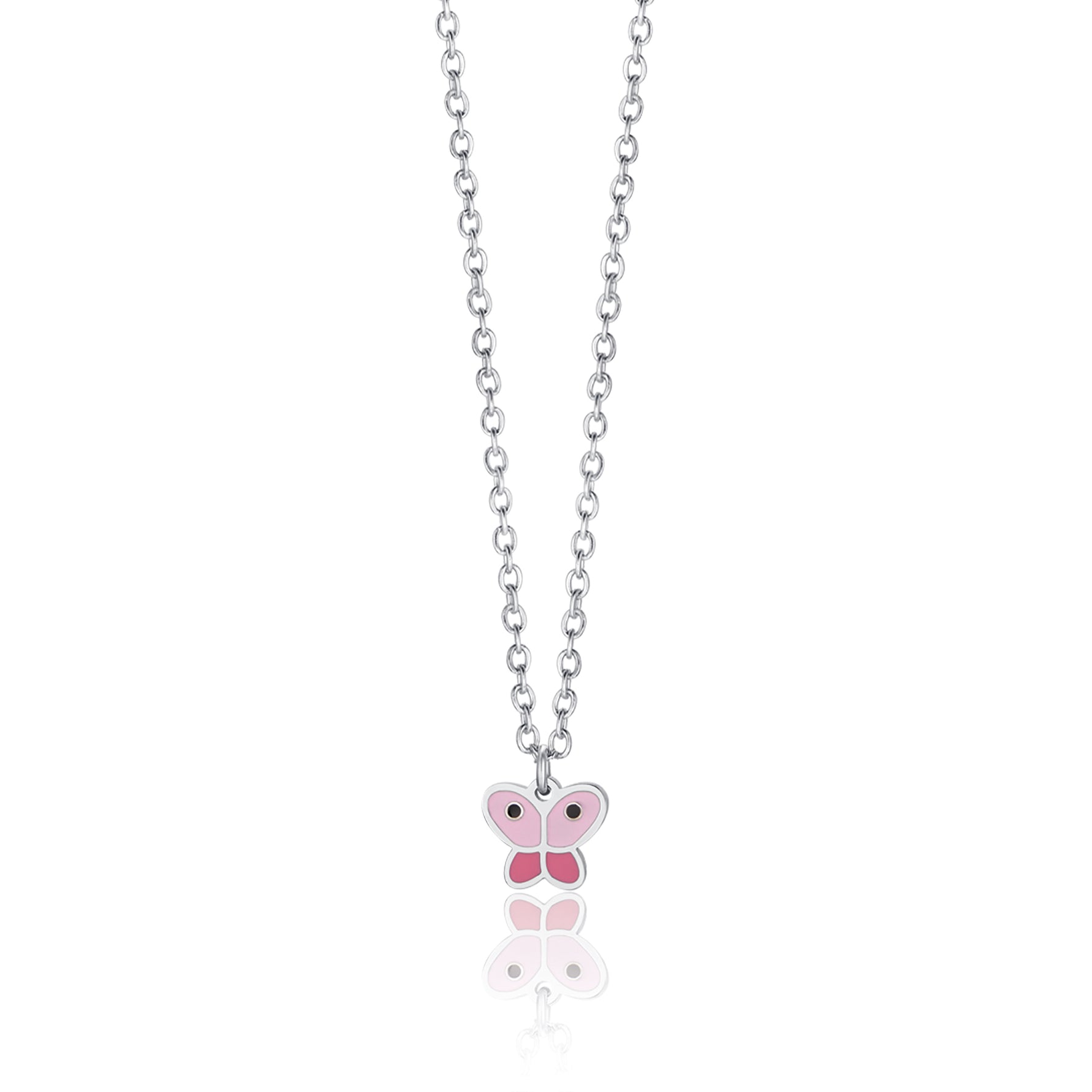 COLLANA IN ACCIAIO CON FARFALLA