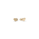 ORECCHINI IN ACCIAIO IP GOLD CON CUORI