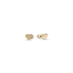 ORECCHINI IN ACCIAIO IP GOLD CON CUORI