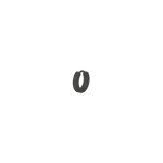 ORECCHINO DA DONNA IN ACCIAIO NERO