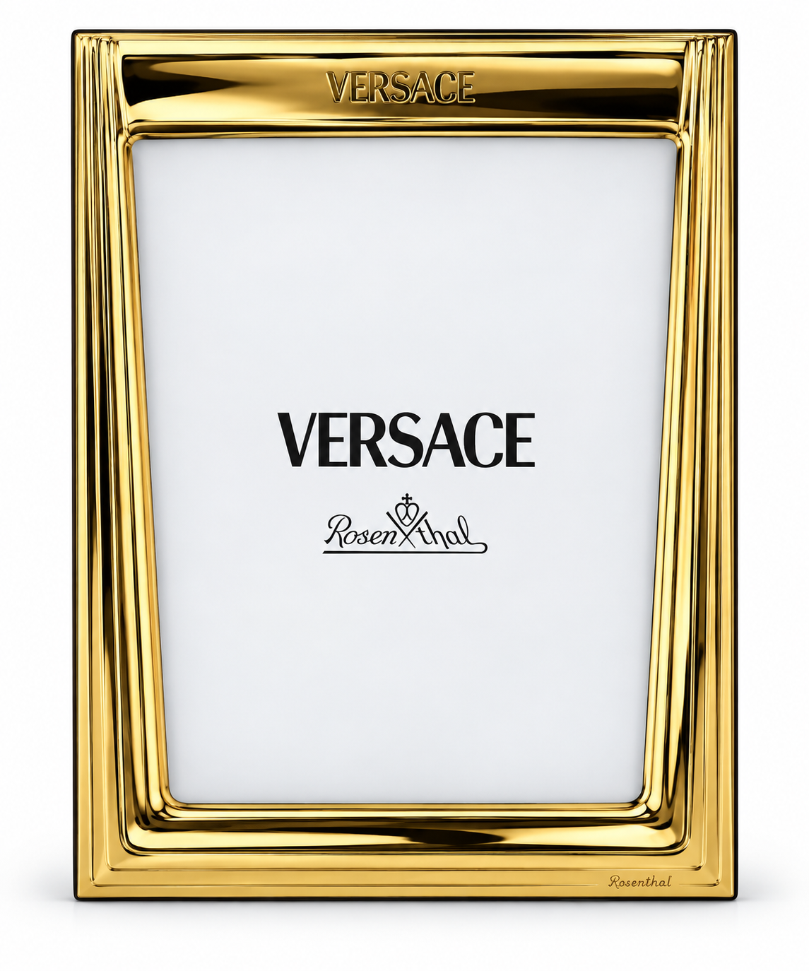 Portafoto Versace Rosenthal Nero e Oro
