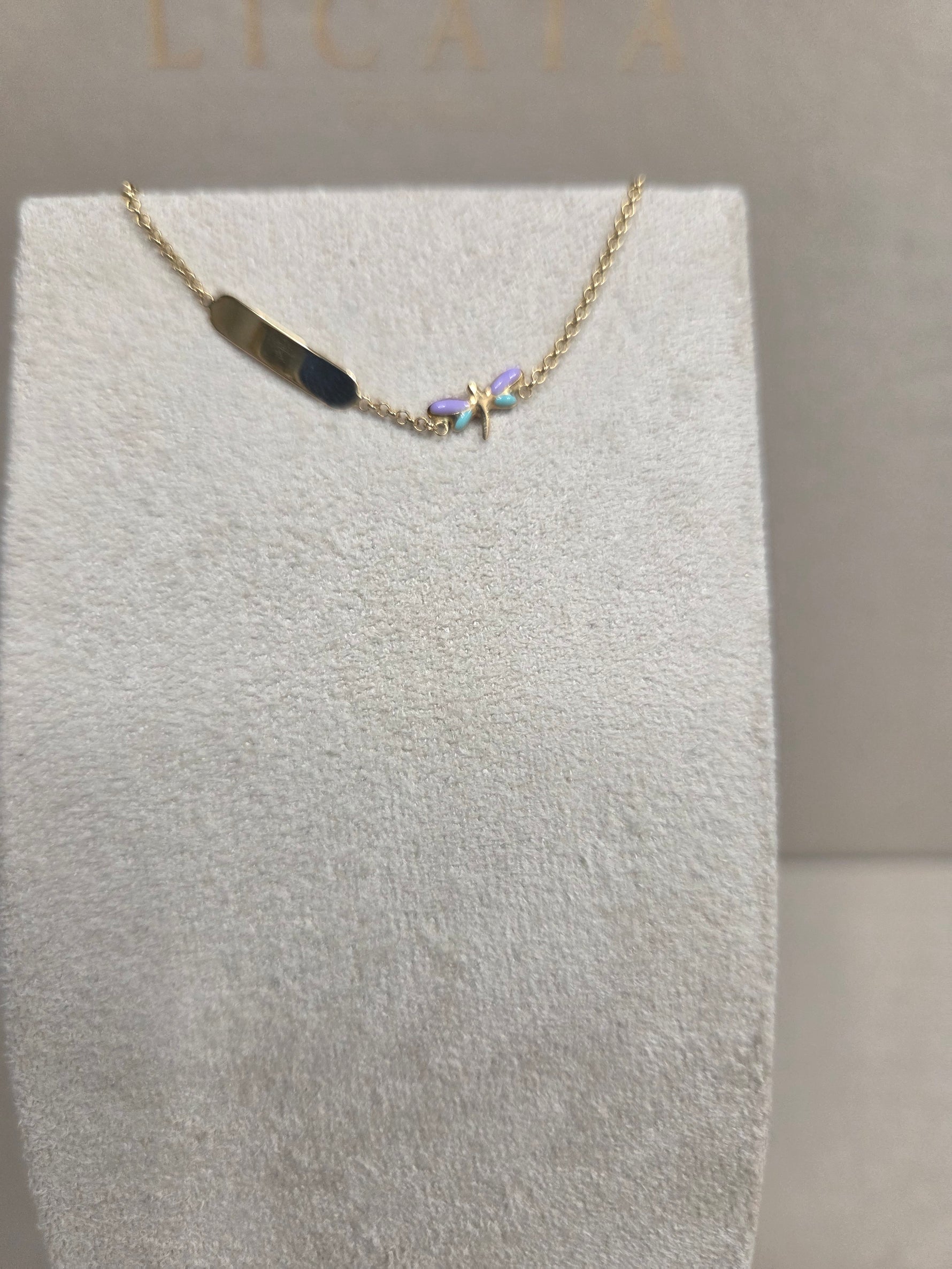 BRACCIALE  BIMBO/BIMBA ORO 18KT CON CIONDOLINI SMALTATI