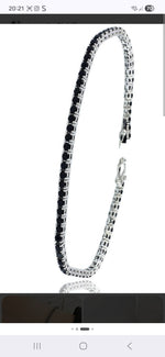 BRACCIALE DONNA TENNIS ARGENTO 925 cm 16/18