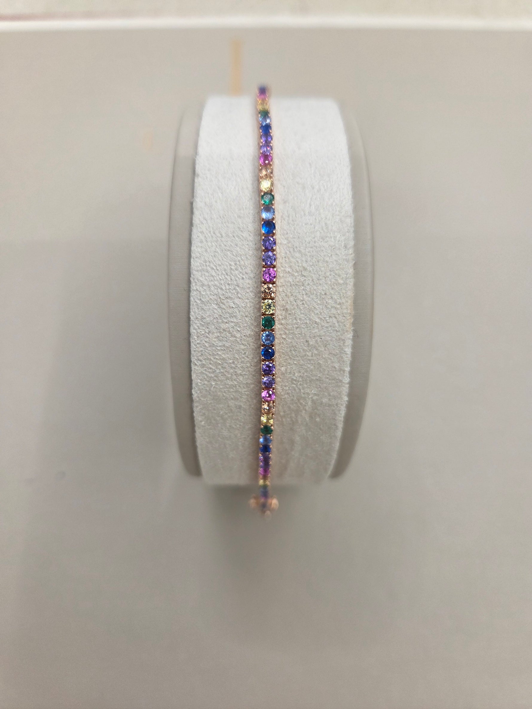 BRACCIALE TENNIS UOMO ARGENTO 925