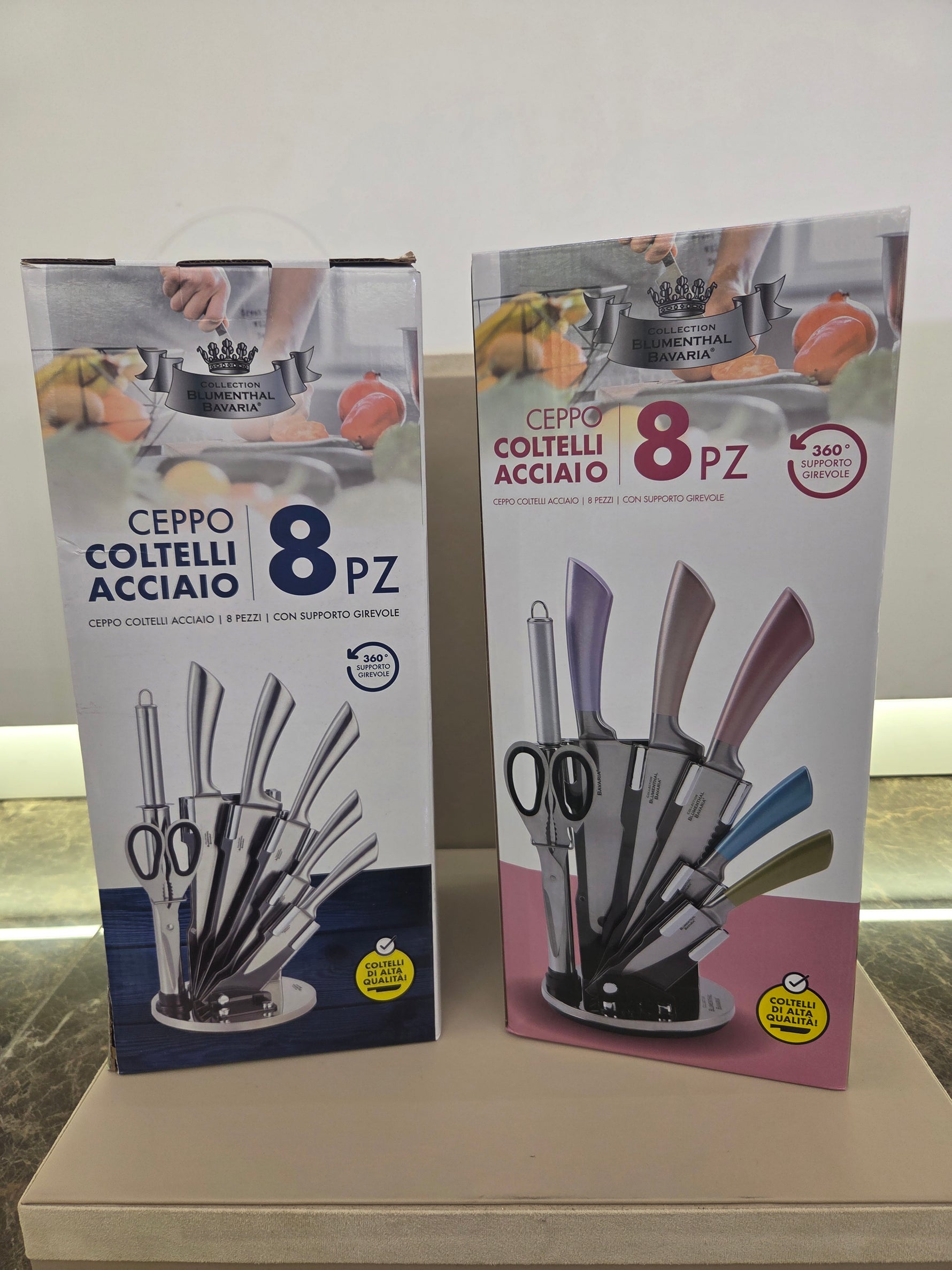 CEPPO COLTELLI ACCIAIO 8 PZ