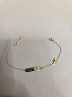 BRACCIALE  BIMBO/BIMBA ORO 18KT CON CIONDOLINI SMALTATI