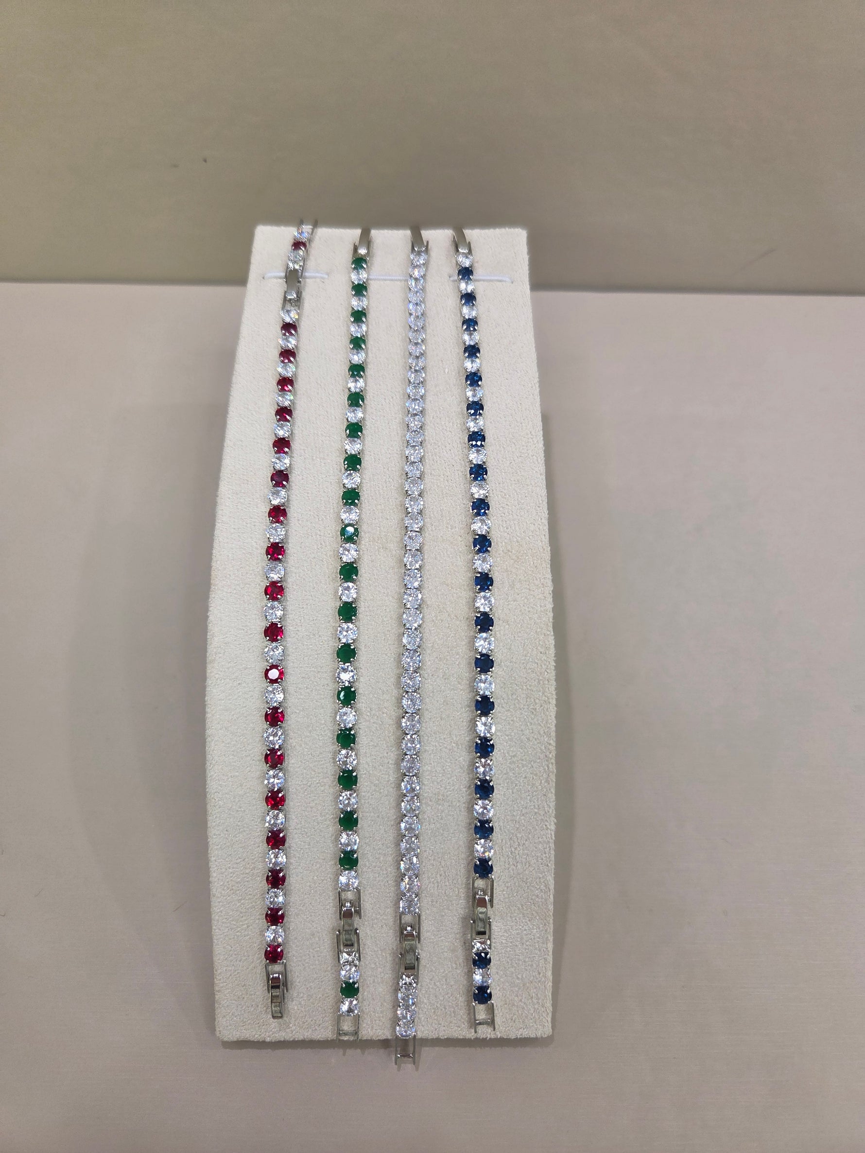 BRACCIALE TENNIS ACCIAIO E ZIRCONI