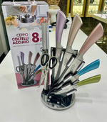 CEPPO COLTELLI ACCIAIO 8 PZ