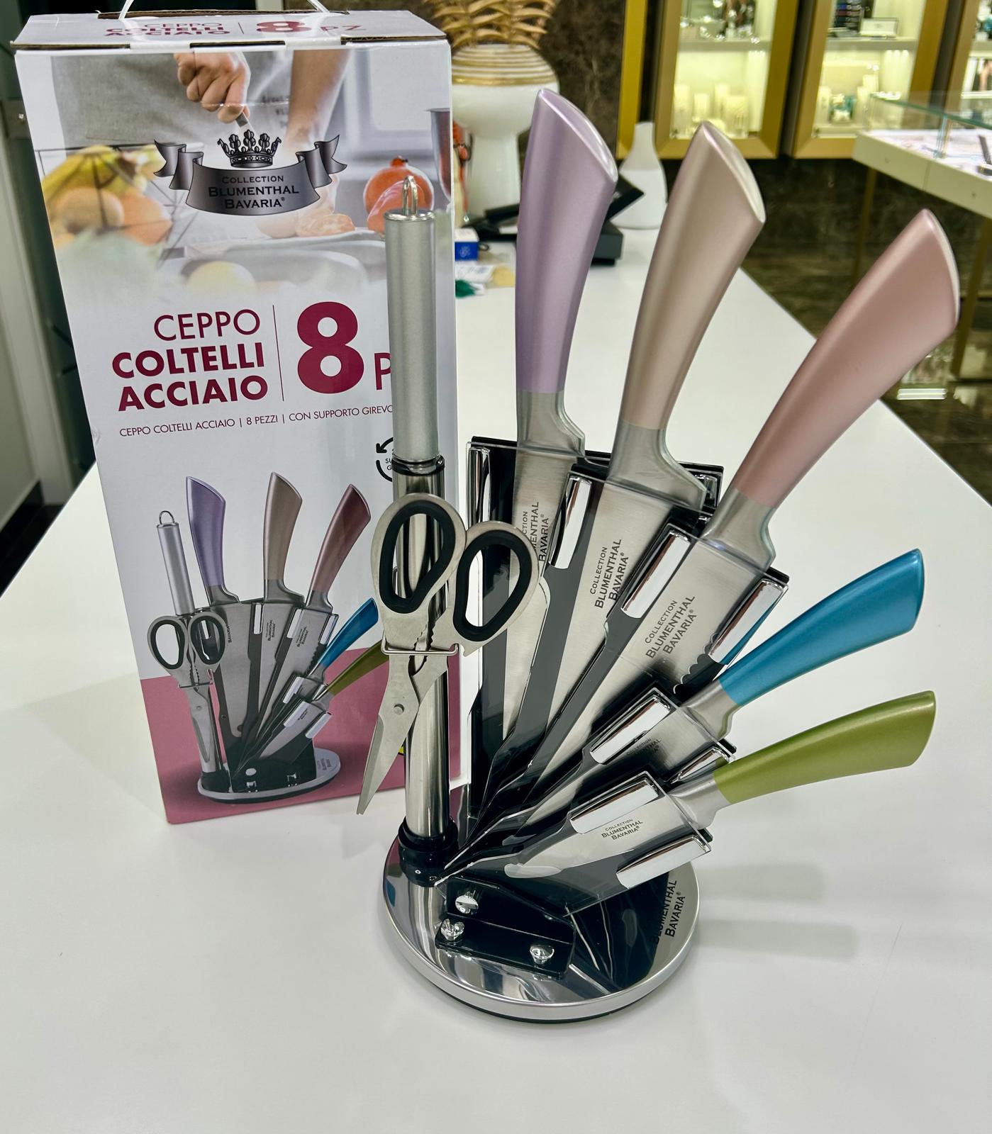 CEPPO COLTELLI ACCIAIO 8 PZ