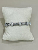 BRACCIALE  IN ARGENTO 925 CON SWAROSKI  LA MONADE
