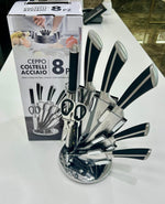 CEPPO COLTELLI ACCIAIO 8 PZ