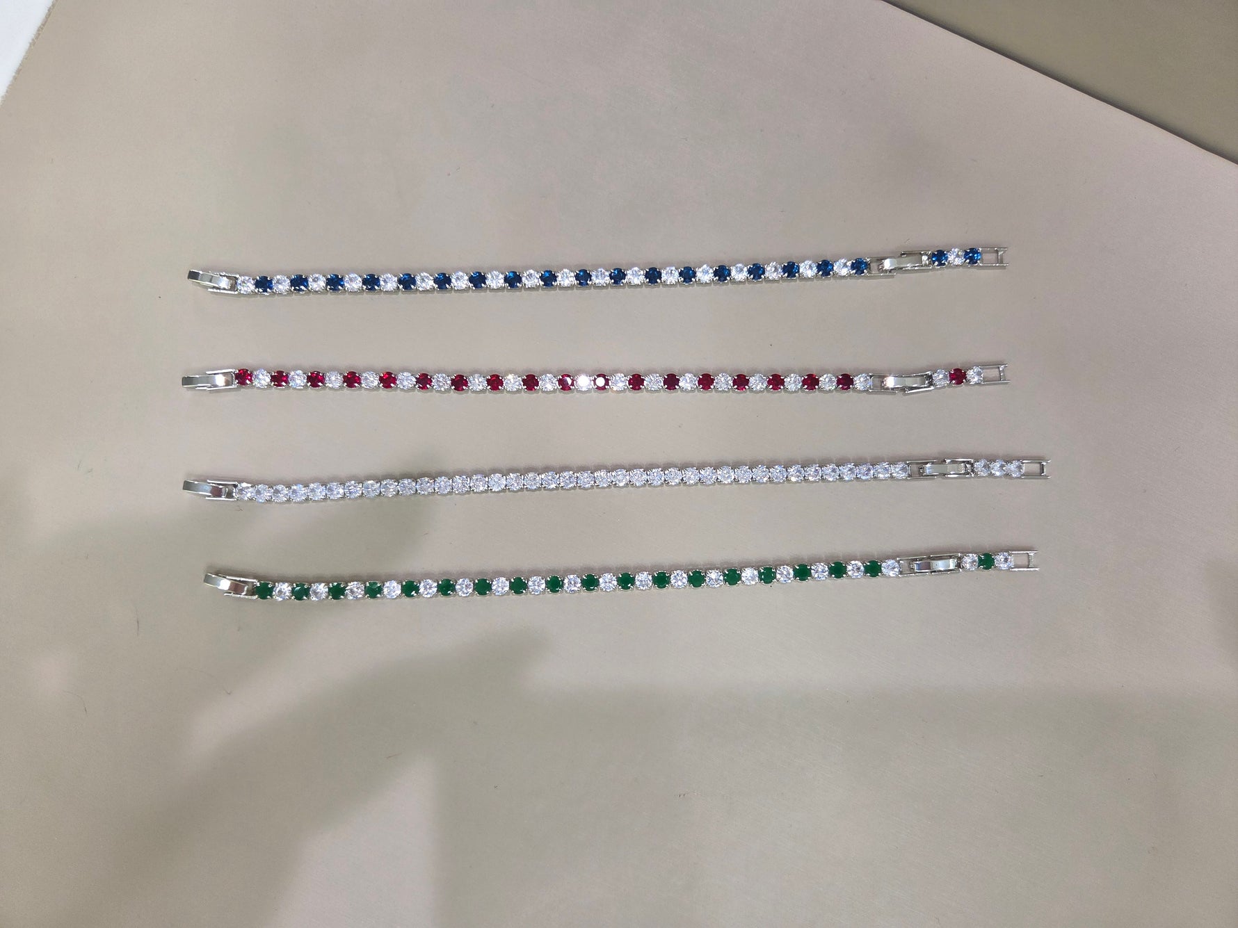 BRACCIALE TENNIS ACCIAIO E ZIRCONI