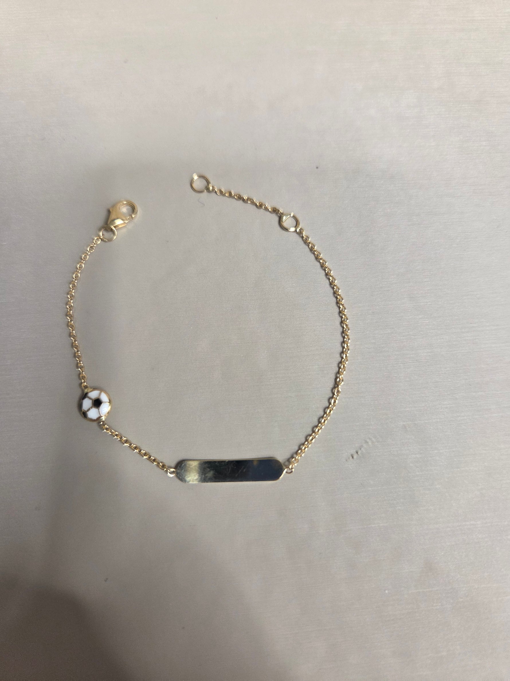BRACCIALE  BIMBO/BIMBA ORO 18KT CON CIONDOLINI SMALTATI