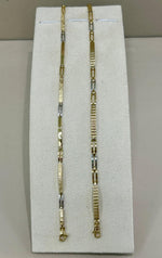 BRACCIALE  UOMO  BICOLORE ORO 18KT