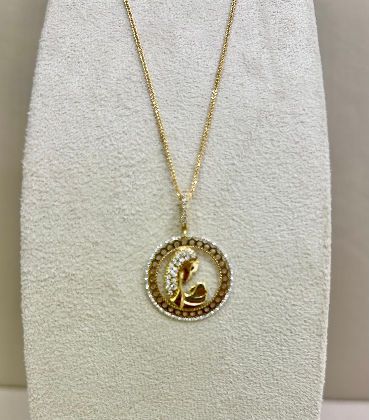COLLANA  CON MEDAGLIA