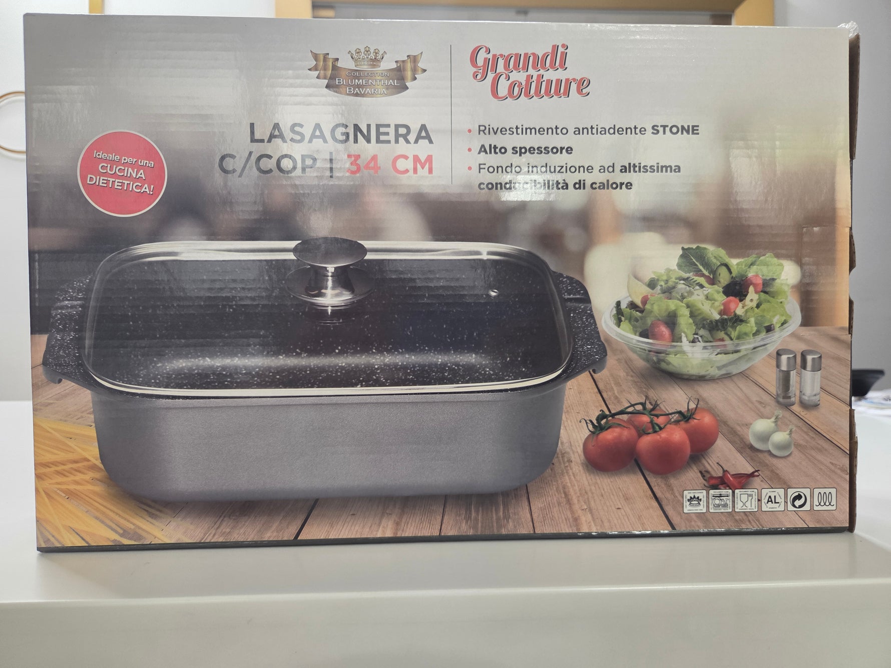GRANDI COTTURE  LASAGNERA 34 CM