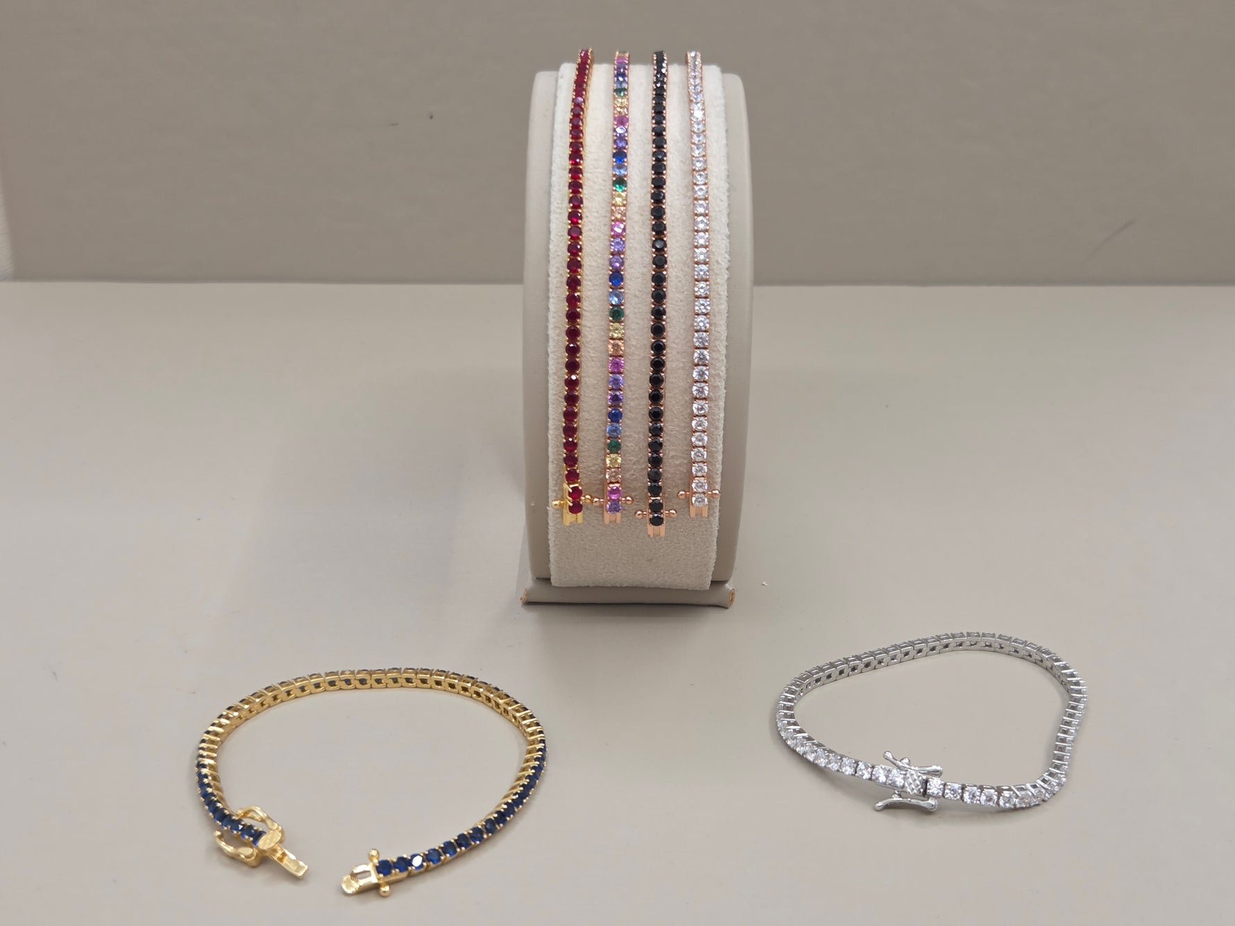 BRACCIALE DONNA TENNIS ARGENTO 925 cm 16/18