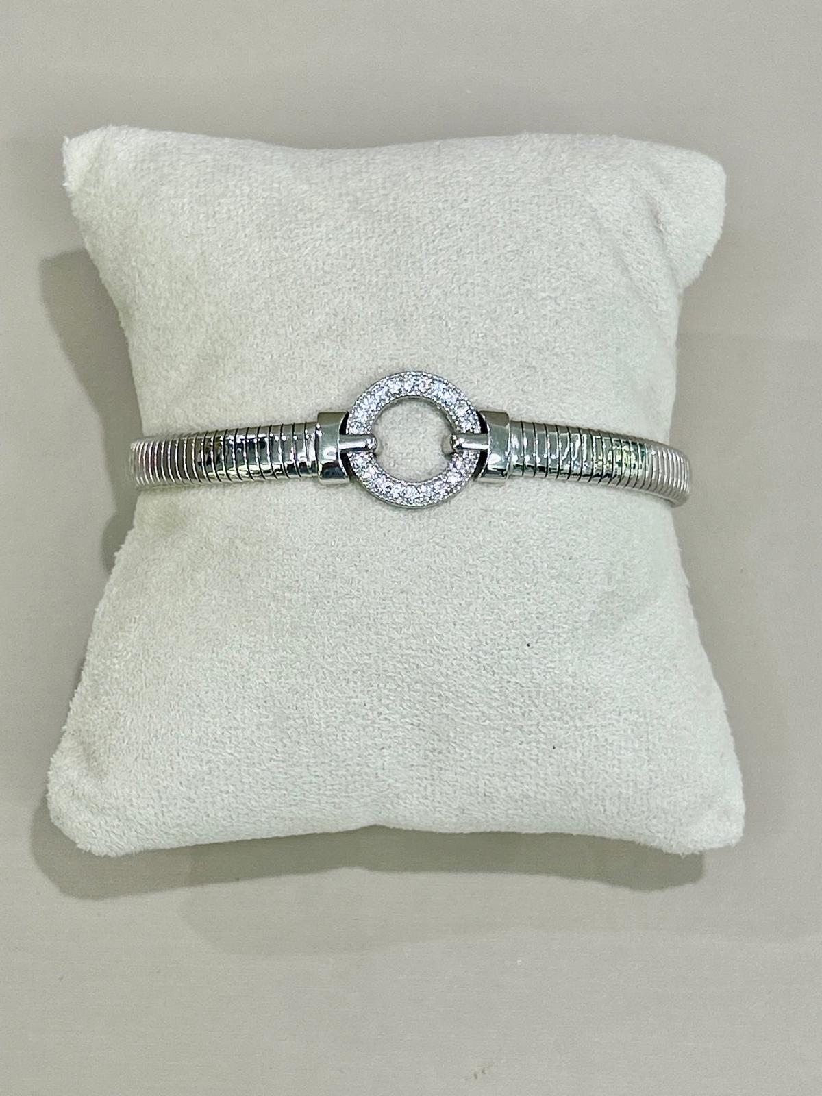 BRACCIALE ARGENTO 925 LA MONADE CON SWAROSKI