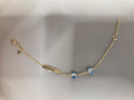 BRACCIALE  BIMBO/BIMBA ORO 18KT CON CIONDOLINI SMALTATI