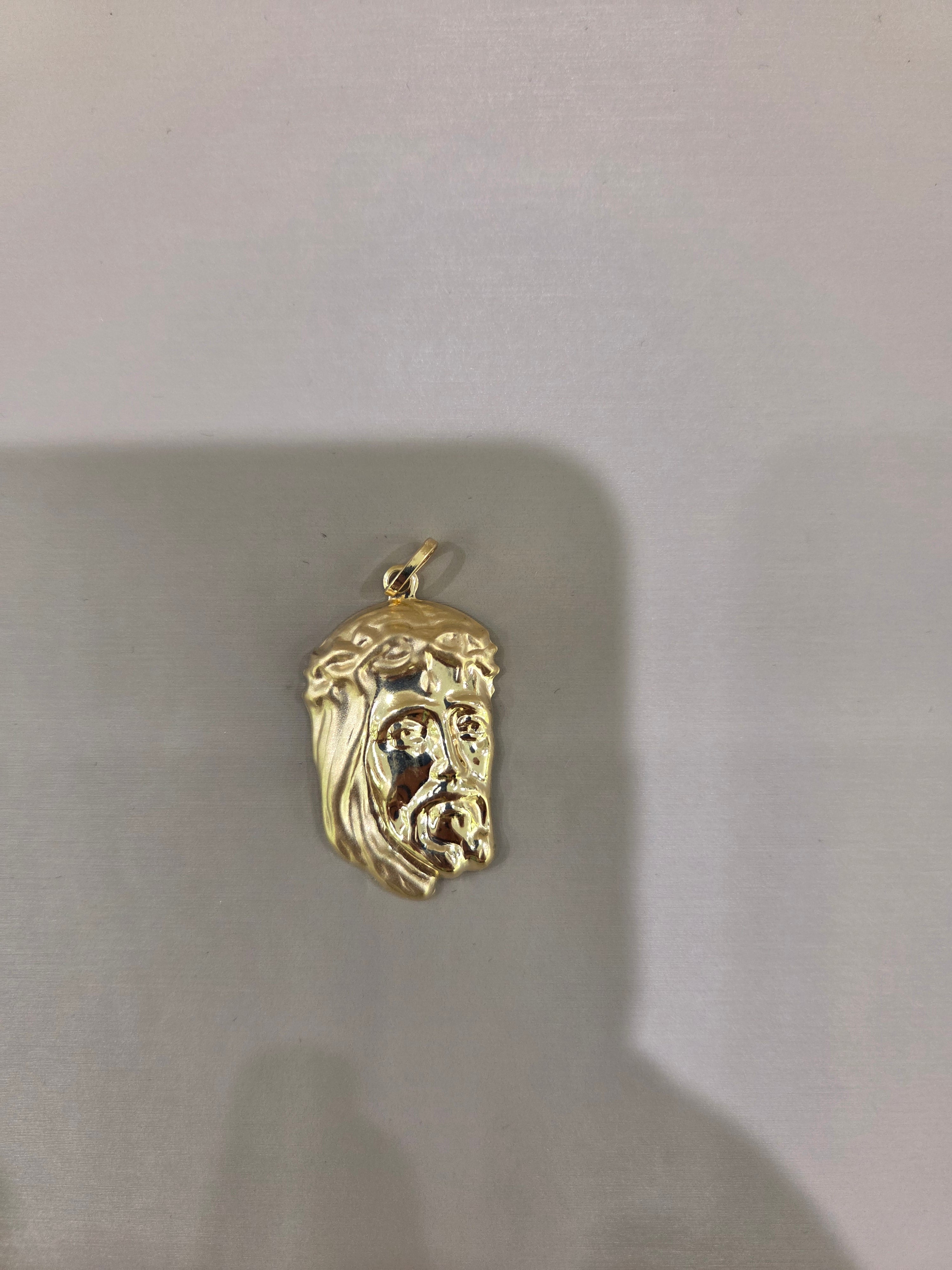PENDENTE VOLTO DI CRISTO ORO 18KT
