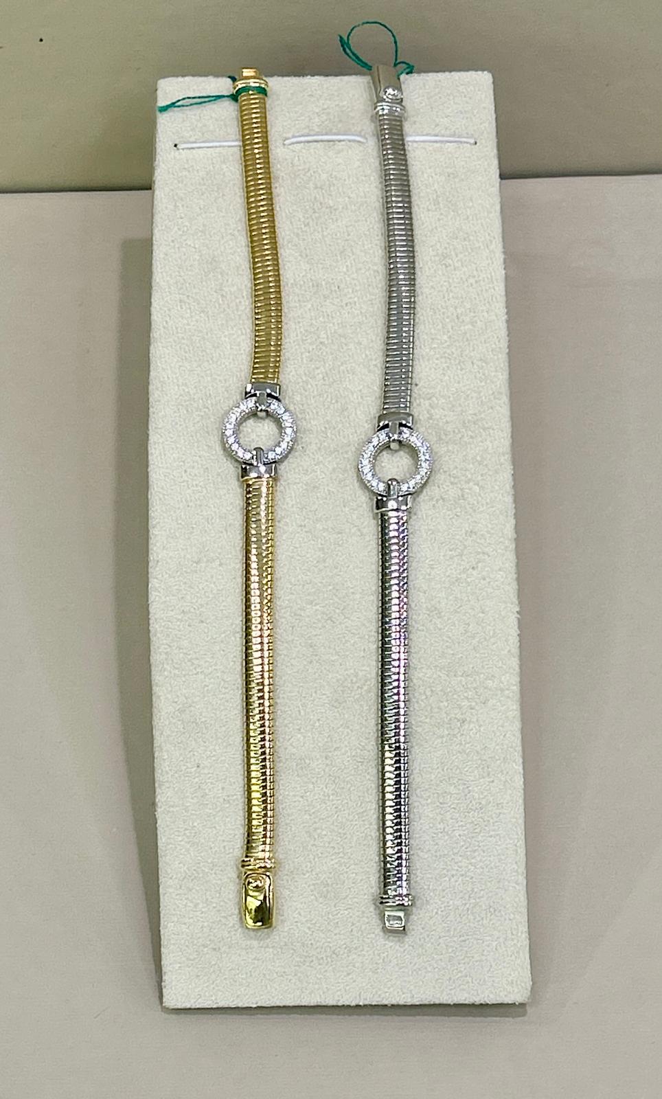 BRACCIALE ARGENTO 925 LA MONADE CON SWAROSKI