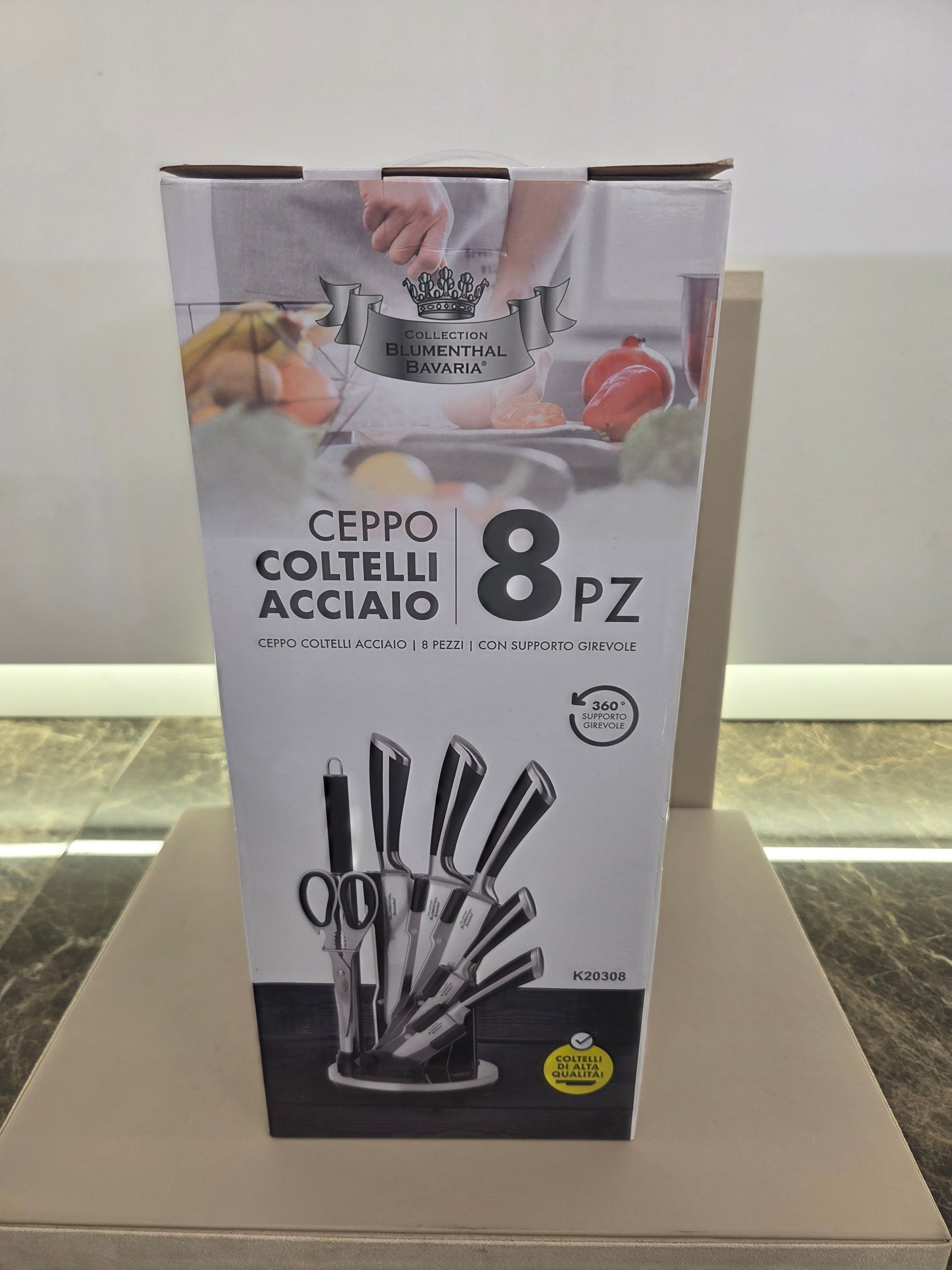 CEPPO COLTELLI ACCIAIO 8 PZ