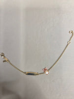BRACCIALE  BIMBO/BIMBA ORO 18KT CON CIONDOLINI SMALTATI