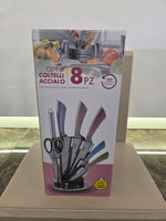 CEPPO COLTELLI ACCIAIO 8 PZ