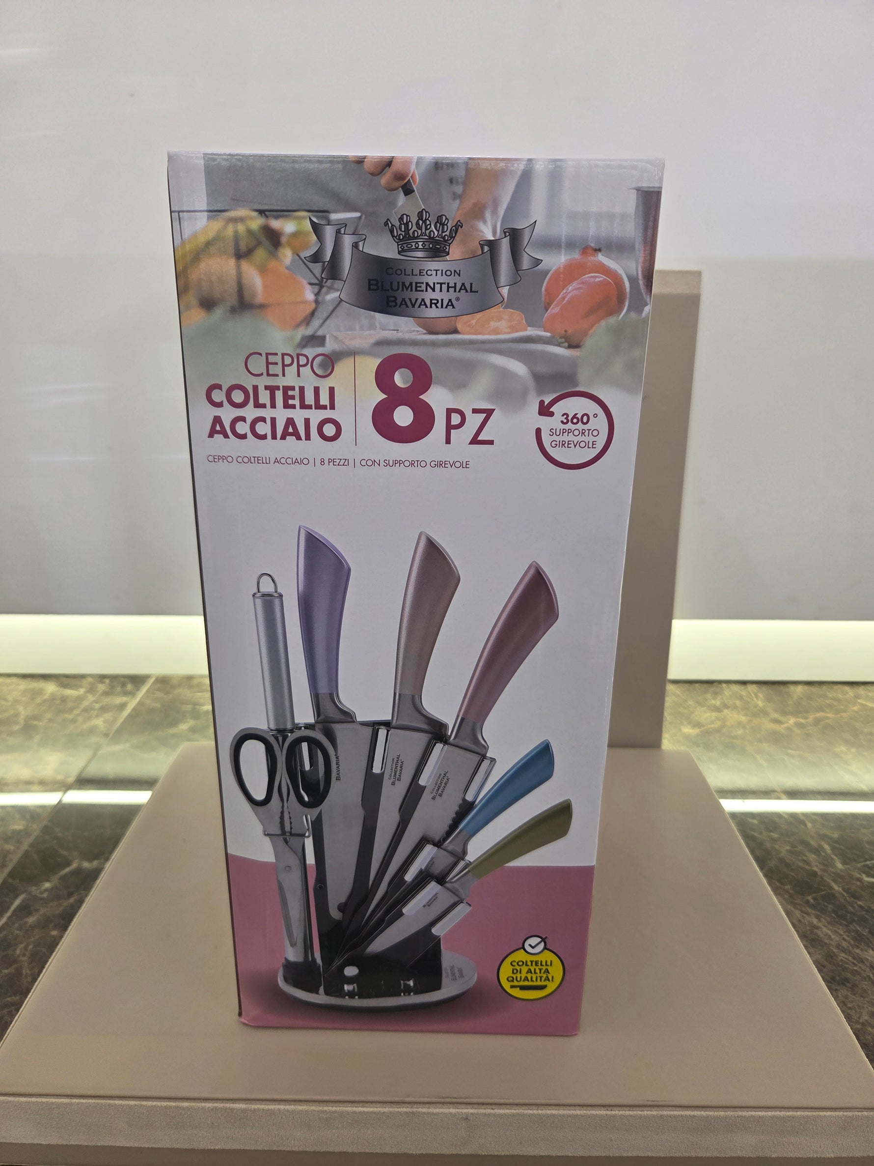 CEPPO COLTELLI ACCIAIO 8 PZ