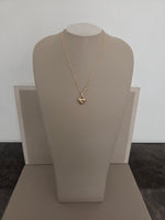 CORDA LASER CON CUORE BOMBATO ORO 18KT