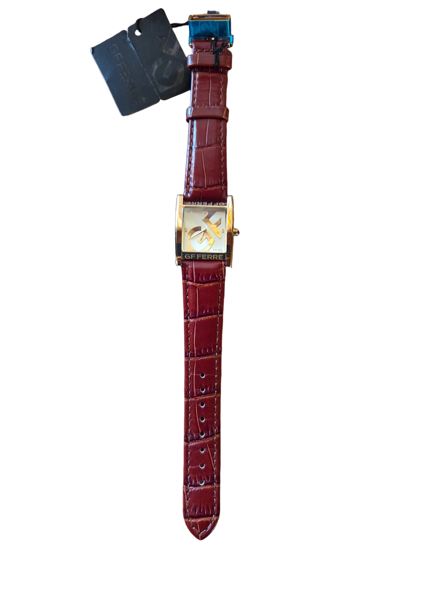 OROLOGIO GF FERRE' donna cassa oro quadrata GF.ME9017L/03