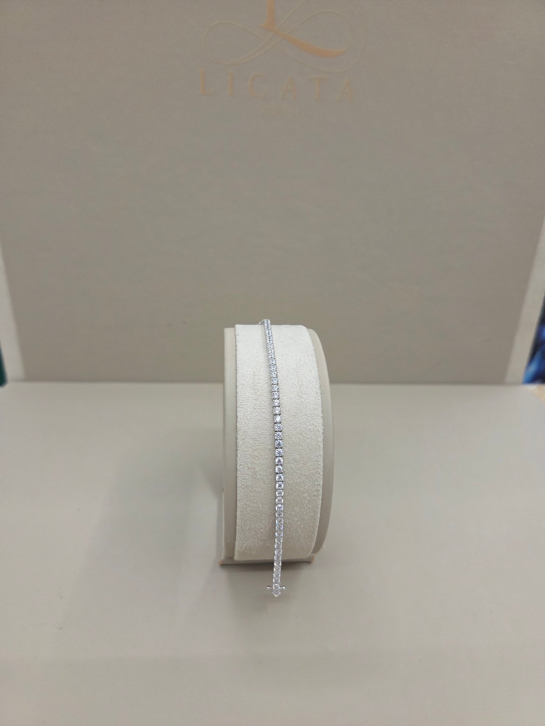 BRACCIALE DONNA TENNIS ARGENTO 925 cm 16/18