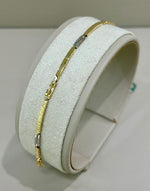 BRACCIALE  UOMO  BICOLORE ORO 18KT