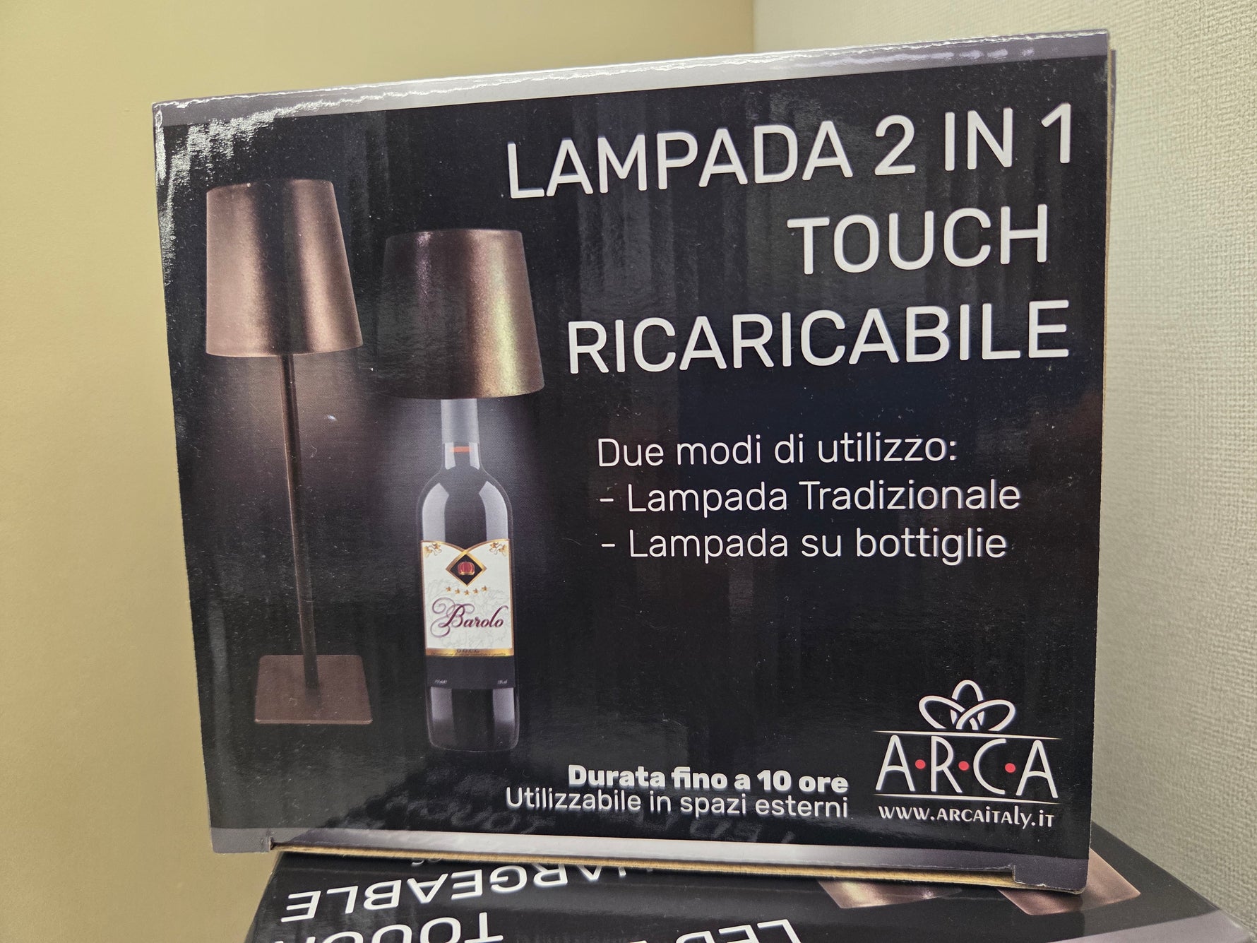 LAMPADA  2 IN 1 TOUCH RICARICABILE.