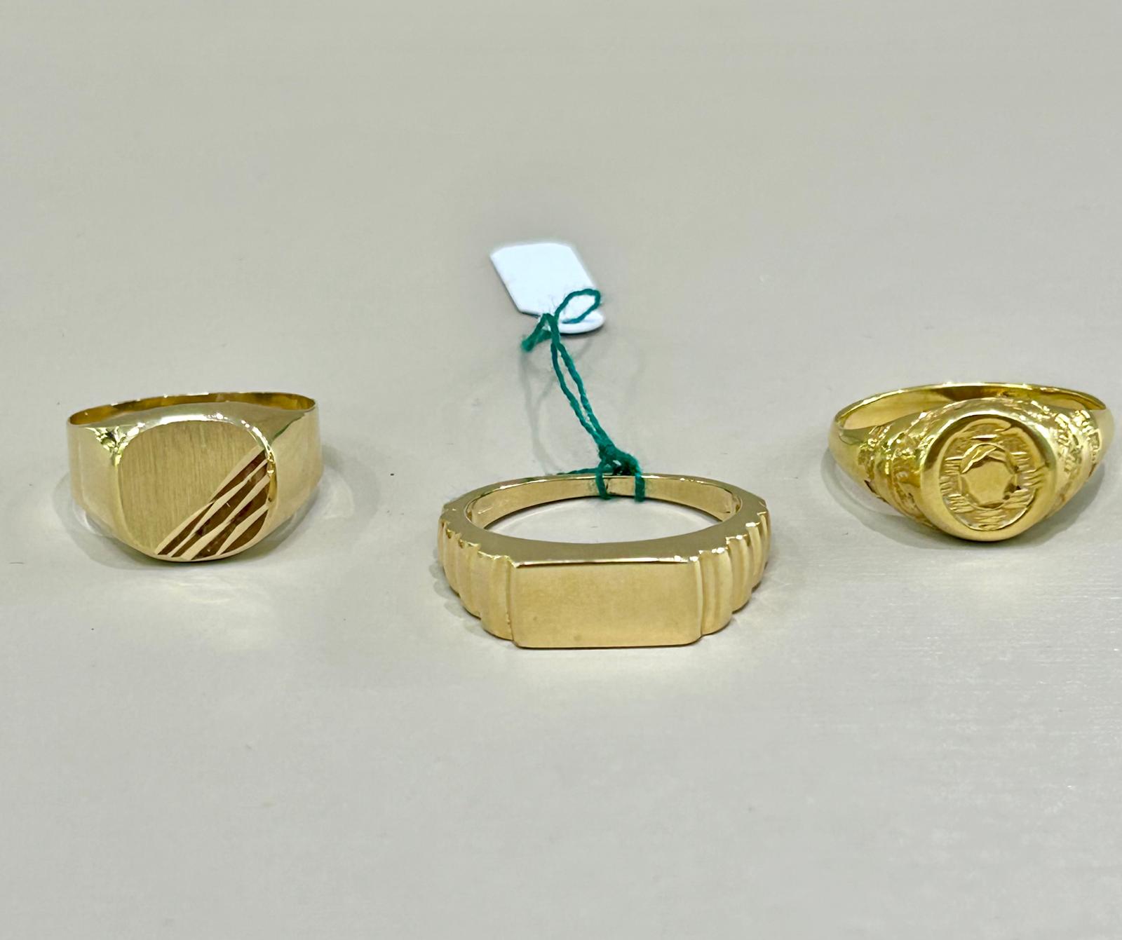 ANELLI UOMO  18 KT