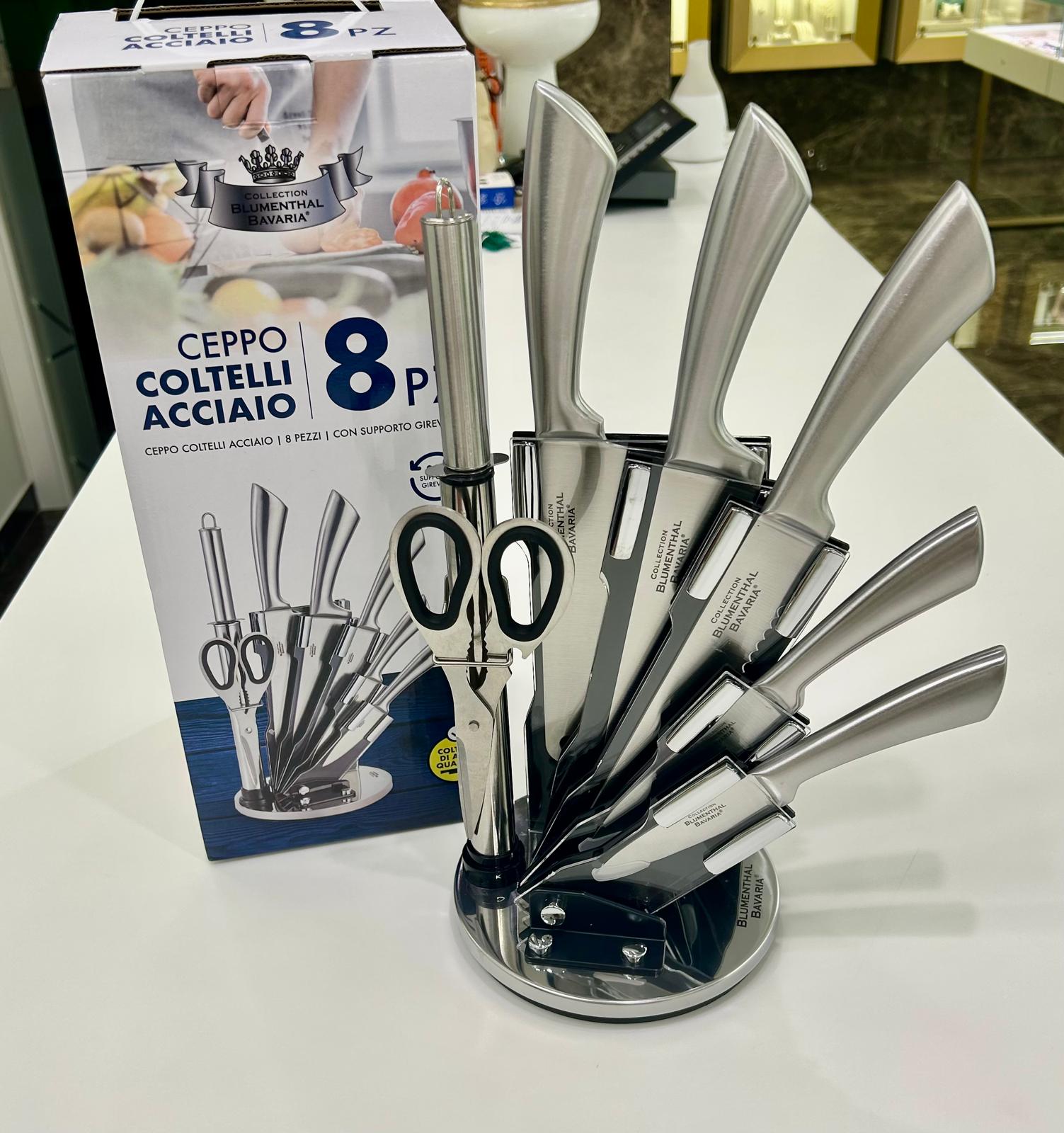 CEPPO COLTELLI ACCIAIO 8 PZ